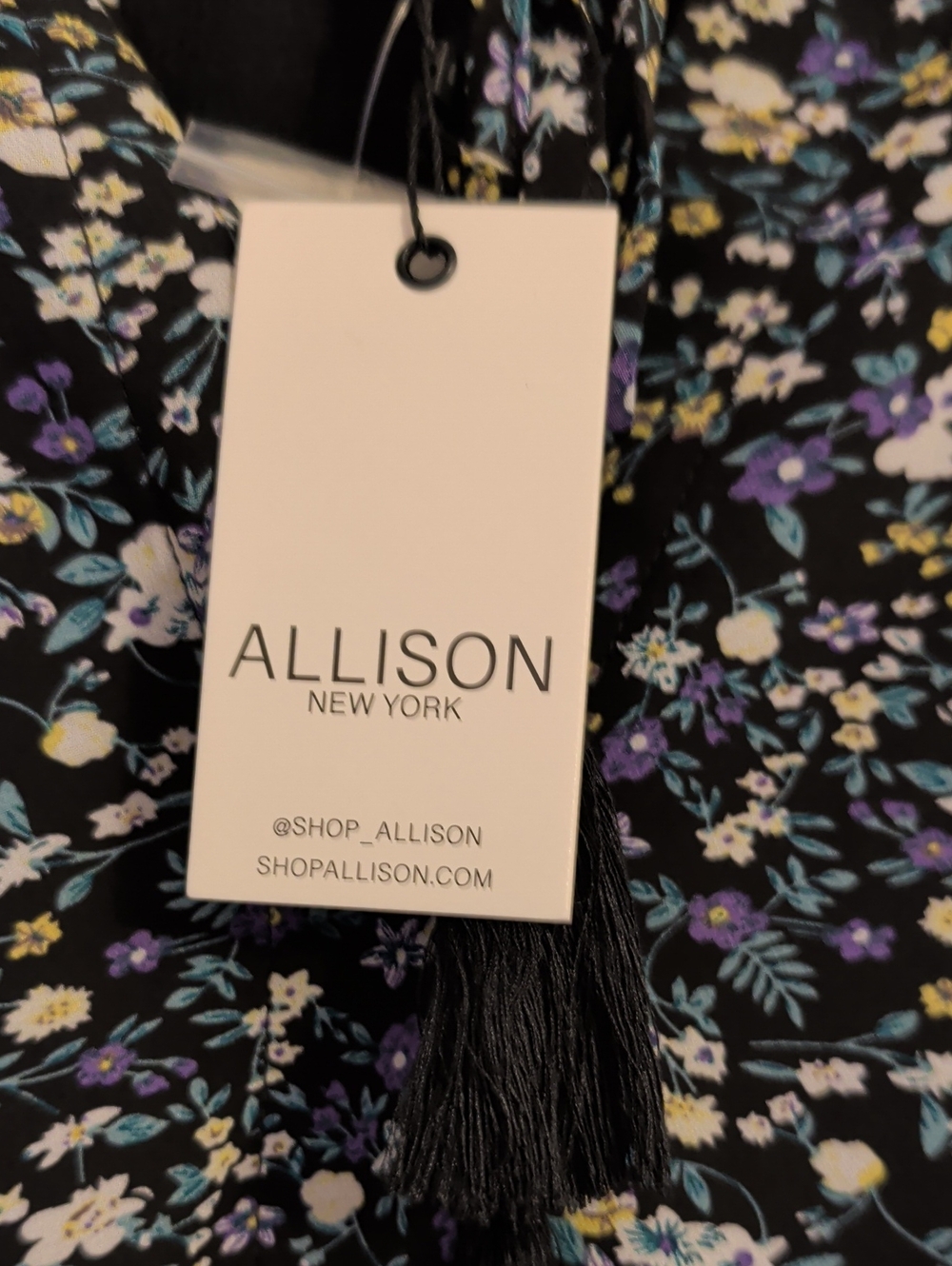 Allison New York Ruffled Floral Blouse NWT - Picture 7 of 8
